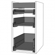 Schubladen passend für Uschr 3 Fr/2 ni+1 haho+1 ho Sch KB 400 mm | oriongrau