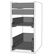 Schubladen passend für Uschr 2 Fr/2 ni+1 haho+1 ho Sch KB 400 mm | oriongrau