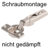 Blum Scharnier 71M2550 Eckanschlag 100 Grad, ohne Dämpfung 71M2550 Eckanschlag, schraubbar