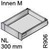 antaro Innenauszug M Bausatz NL 300 mm, hellgrau Tandembox antaro Set M innen R906 - 300 / 83 mm