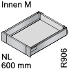 antaro Innenauszug M Bausatz NL 600 mm, hellgrau Tandembox antaro Set M innen R906 - 600 / 83 mm