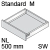 TBX antaro Standard M Bausatz NL 500 mm, seidenweiß antaro Set M - 500 / 83 mm, SW