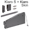 Bremsklappenhalter KIARO SKIN mit Seil Kiaro S anthrazit + Kiaro Skin - 0,5-7 kg