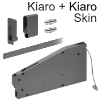 Bremsklappenhalter KIARO SKIN mit Seil Kiaro anthrazit + Kiaro Skin - 2,5-11,5 kg